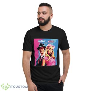 Barbenheimer Barbie Margot Robbie And Oppenheimer Christopher Nolan Painting Shirt - Short Sleeve T-Shirt