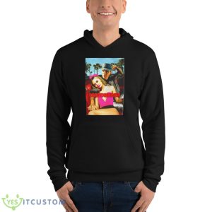 Barbenheimer Car Shirtthatgohard Shirt 9 Barbenheimer Car Shirtthatgohard Shirt - Unisex Fleece Pullover Hoodie