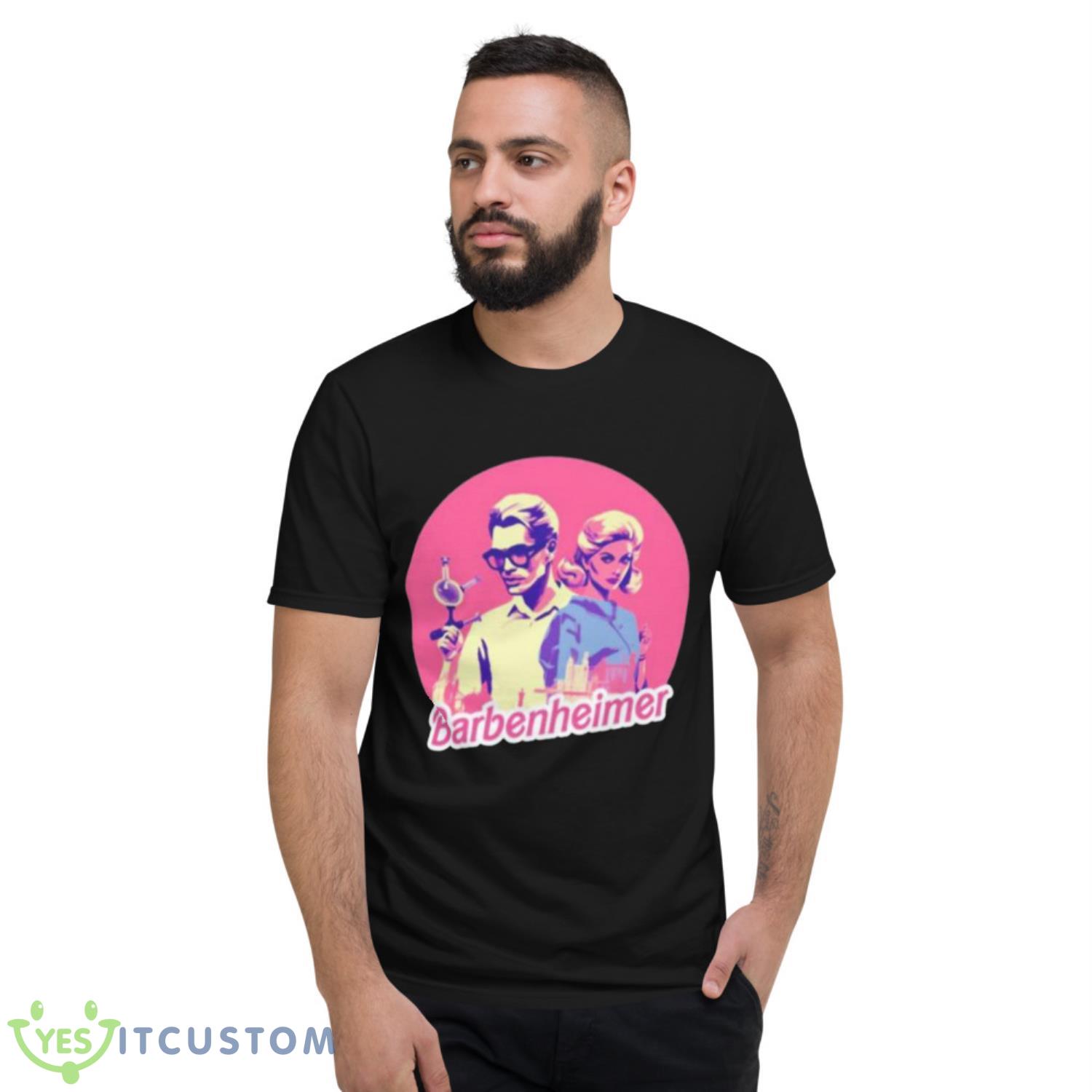 Barbie And Ken Oppenheimer 2023 Shirt 2 Barbie And Ken Oppenheimer 2023 Shirt - Short Sleeve T-Shirt