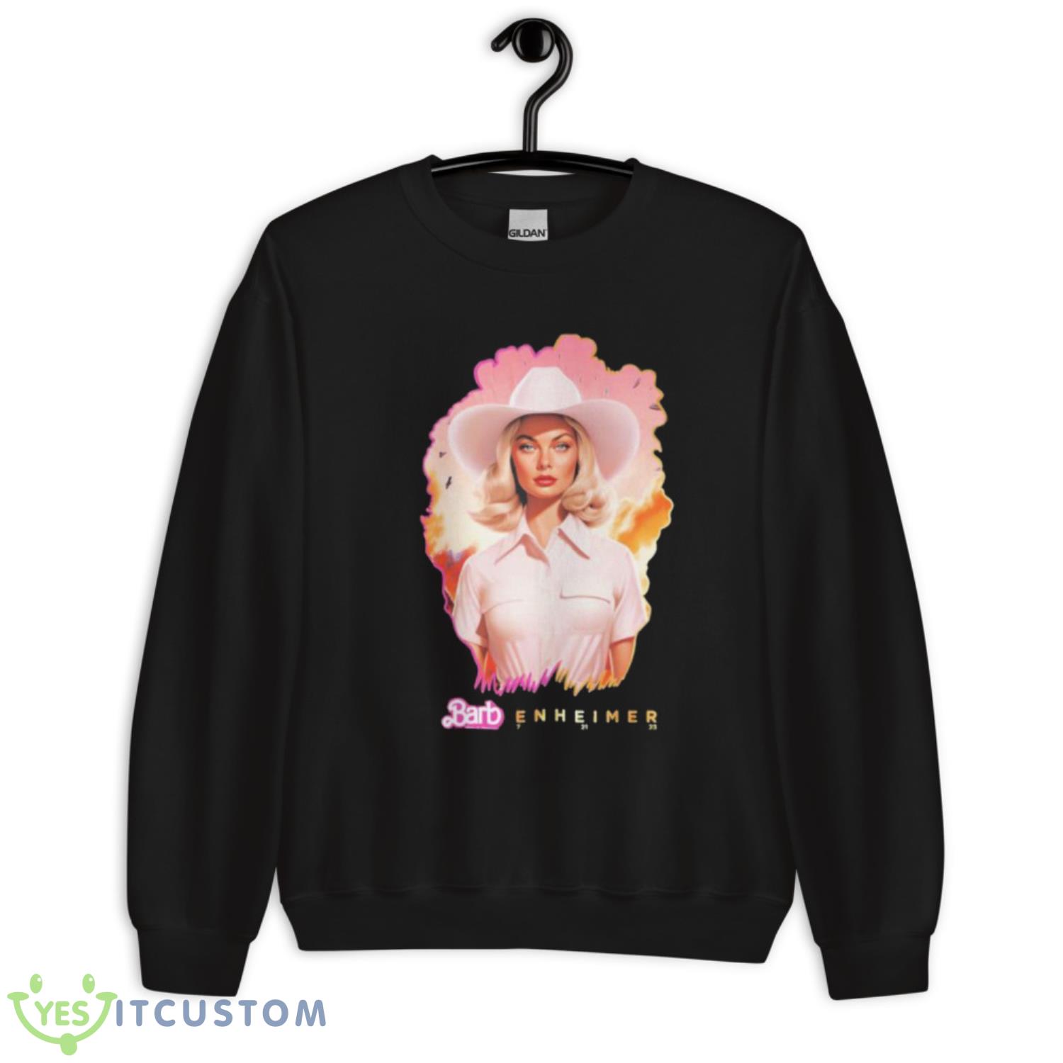 Barbie Oppenheimer Crossover Movie Meme Shirt 13 Barbie Oppenheimer Crossover Movie Meme Shirt - Unisex Crewneck Sweatshirt