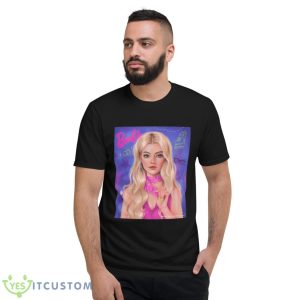 Barbie Style Margot Robbie Digital Design Shirt - Short Sleeve T-Shirt
