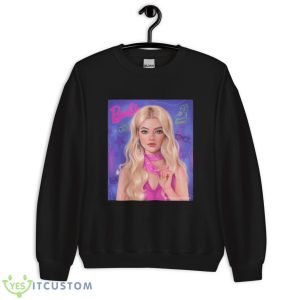 Barbie Style Margot Robbie Digital Design Shirt - Unisex Crewneck Sweatshirt
