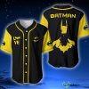 Batman DC Comics Love Batman Batman Logo Baseball Jersey Shirt Product Photo 1