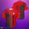 Bayer 04 Leverkusen Logo Bundesliga Baseball Jersey Shirt Gift For Men And Women - Bayer 04 Leverkusen Logo Bundesliga Baseball Jersey Shirt Gift For Men And Women
