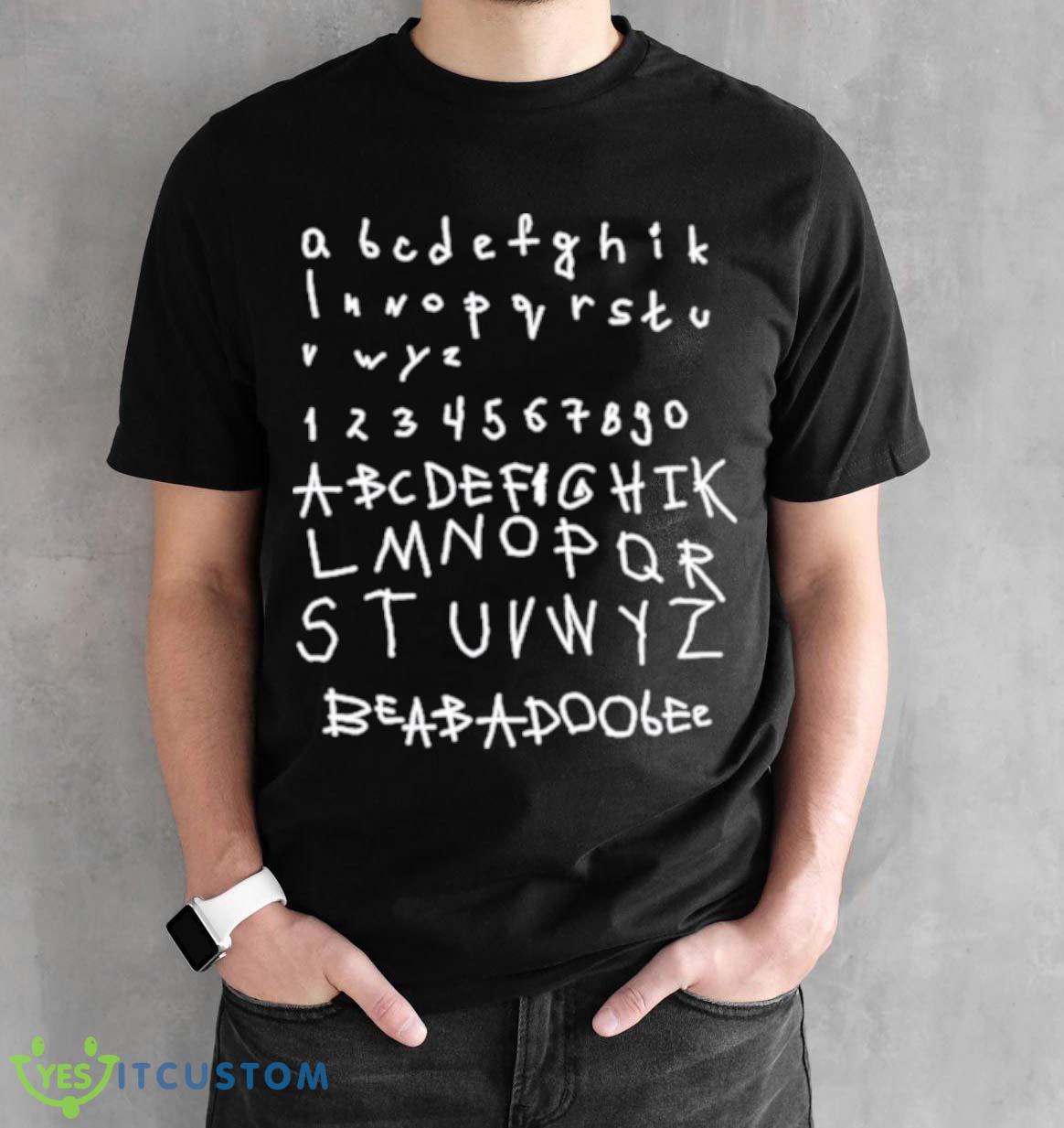 Beabadoobee Alphabet Beabadoobee Shirt 2 Beabadoobee Alphabet Beabadoobee Shirt - Black Unisex T-Shirt