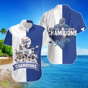 Beach Shirt 2020 World Series Champions Los Angeles Dodgers Hawaiian Shirt For Men Women Product Photo 1