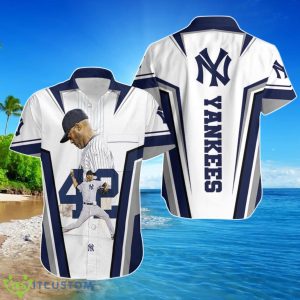 Beach Shirt 42 New York Yankees Mariano Rivera Hawaiian Shirt For Men Women Product Photo 1