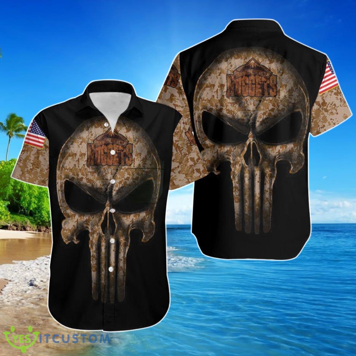 Beach Shirt Camouflage Skull Denver Nuggets American Flag Hawaiian Shirt For Men Women 2 Beach Shirt Camouflage Skull Denver Nuggets American Flag Hawaiian Shirt For Men Women Product Photo 1