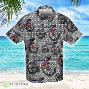 Bike Metal 3D Hawaiian Shirt Aloha Beach Gift For Men And Women - Bike Metal Hawaiian Shirt, Vintage Bike Hawaiian Shirt, Biker Cycling Shirt, Cycling Gift Shirt_2
