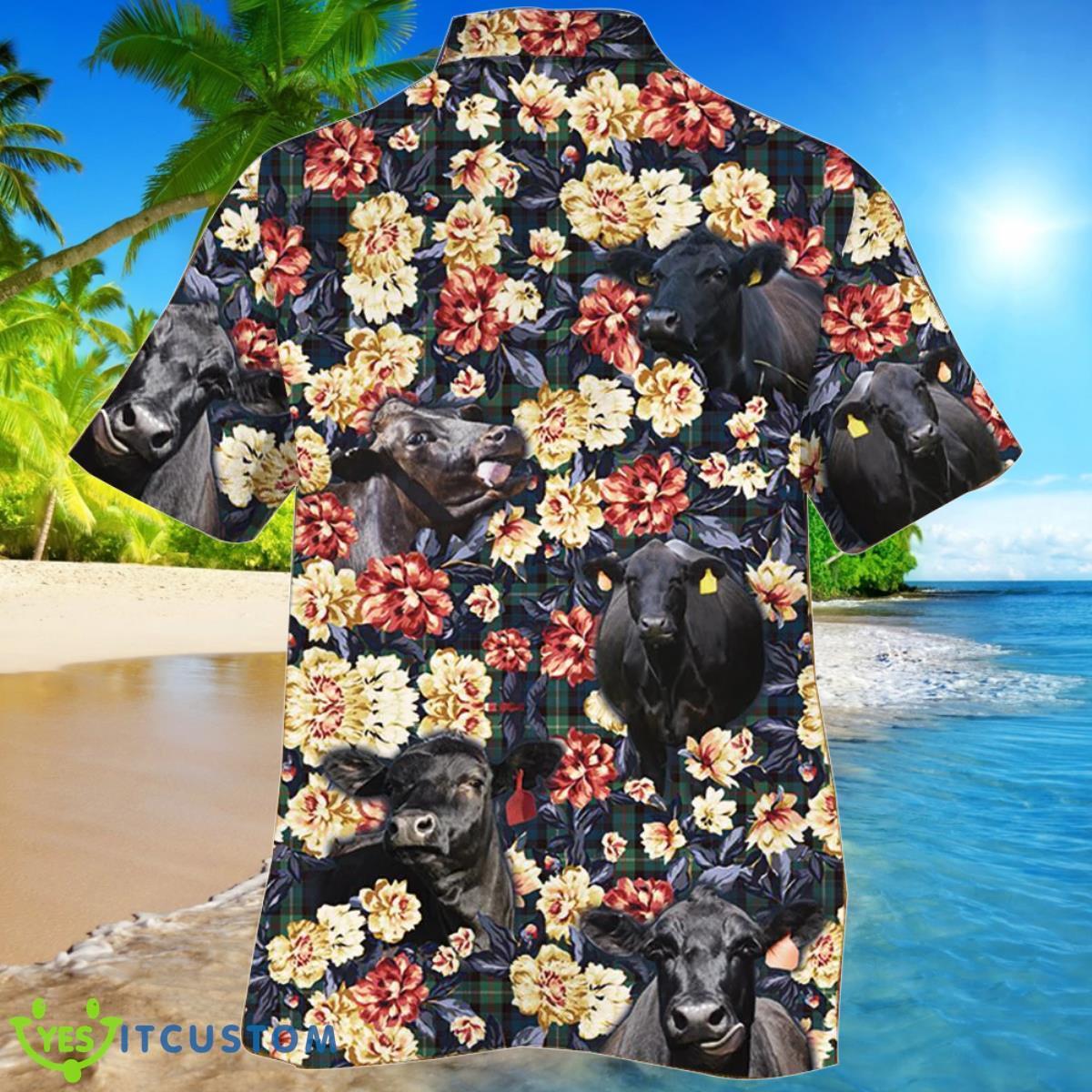 Black Angus Cattle Green Plaid Pattern Hawaiian Shirt For Men And Women 5 Black Angus Cattle Green Plaid Pattern Hawaiian Shirt For Men And Women Product Photo 2