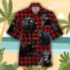 Black Angus Cattle Lovers Red Tartan Pattern 3D Hawaiian Shirt Aloha Beach Gift For Men And Women - Black Angus Cattle Lovers Red Tartan Pattern Hawaiian Shirt, Tropical Black Angus Cow Hawaiian Shirts for Men Women, Farm Lover Aloha Shirt_2