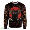 Black Cat Halloween Ugly Christmas Sweater Unisex Full Size Adult Colorful US3825 Product Photo 1