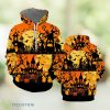 Black Cat Spooky Halloween All Over Print 3D Hoodie Product Photo 1