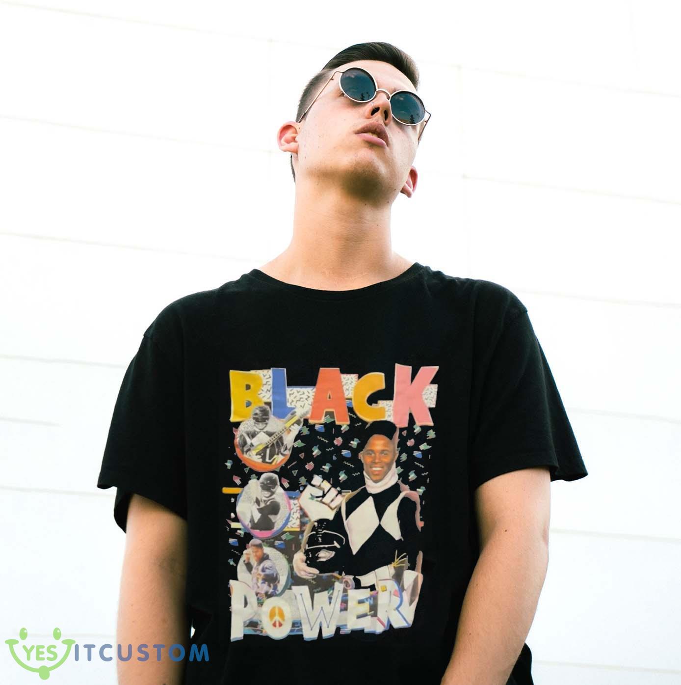 Black Power Mighty Morphin Power Rangers Shirt 3 Black Power Mighty Morphin Power Rangers Shirt Product Photo 3
