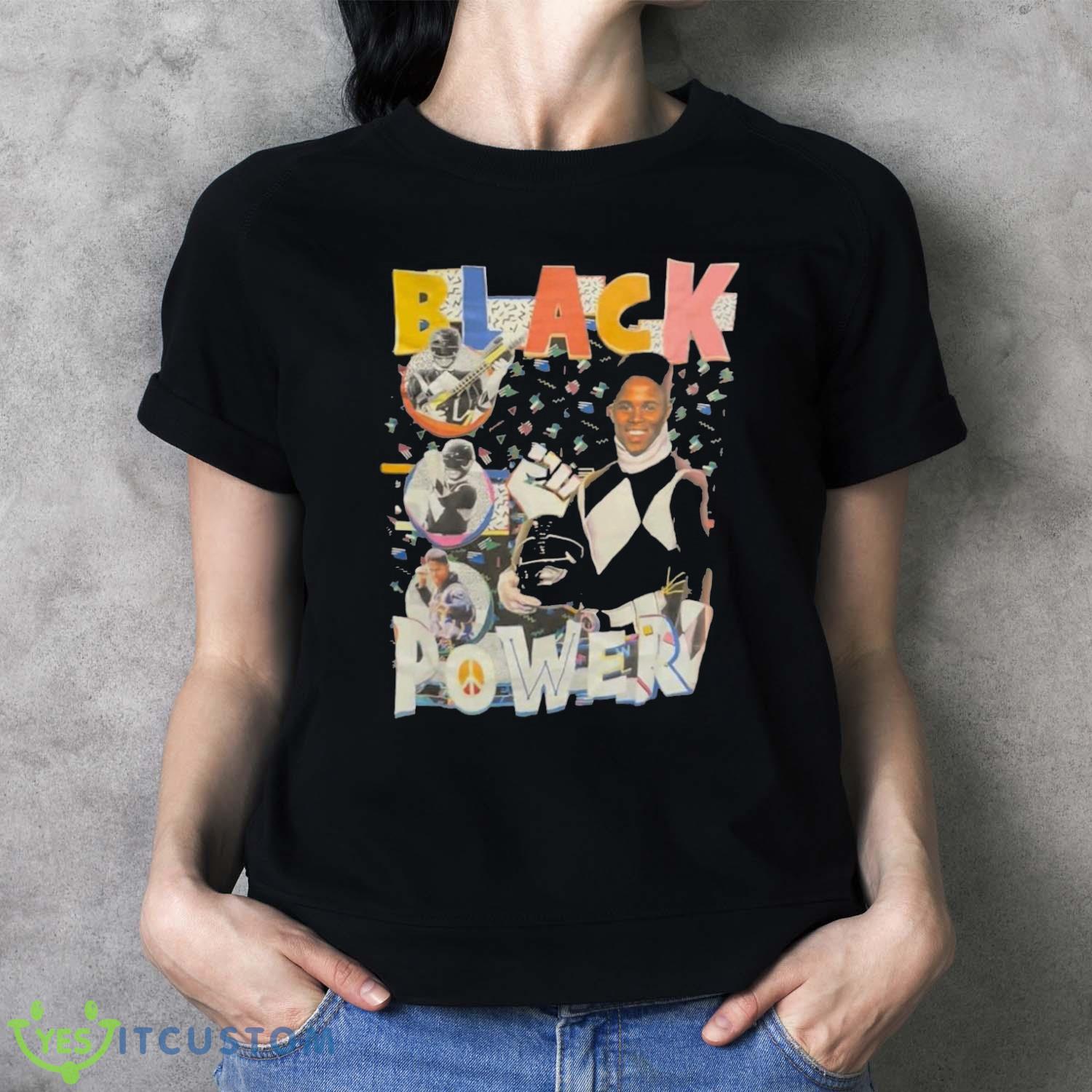 Black Power Mighty Morphin Power Rangers Shirt 4 Black Power Mighty Morphin Power Rangers Shirt Product Photo 4