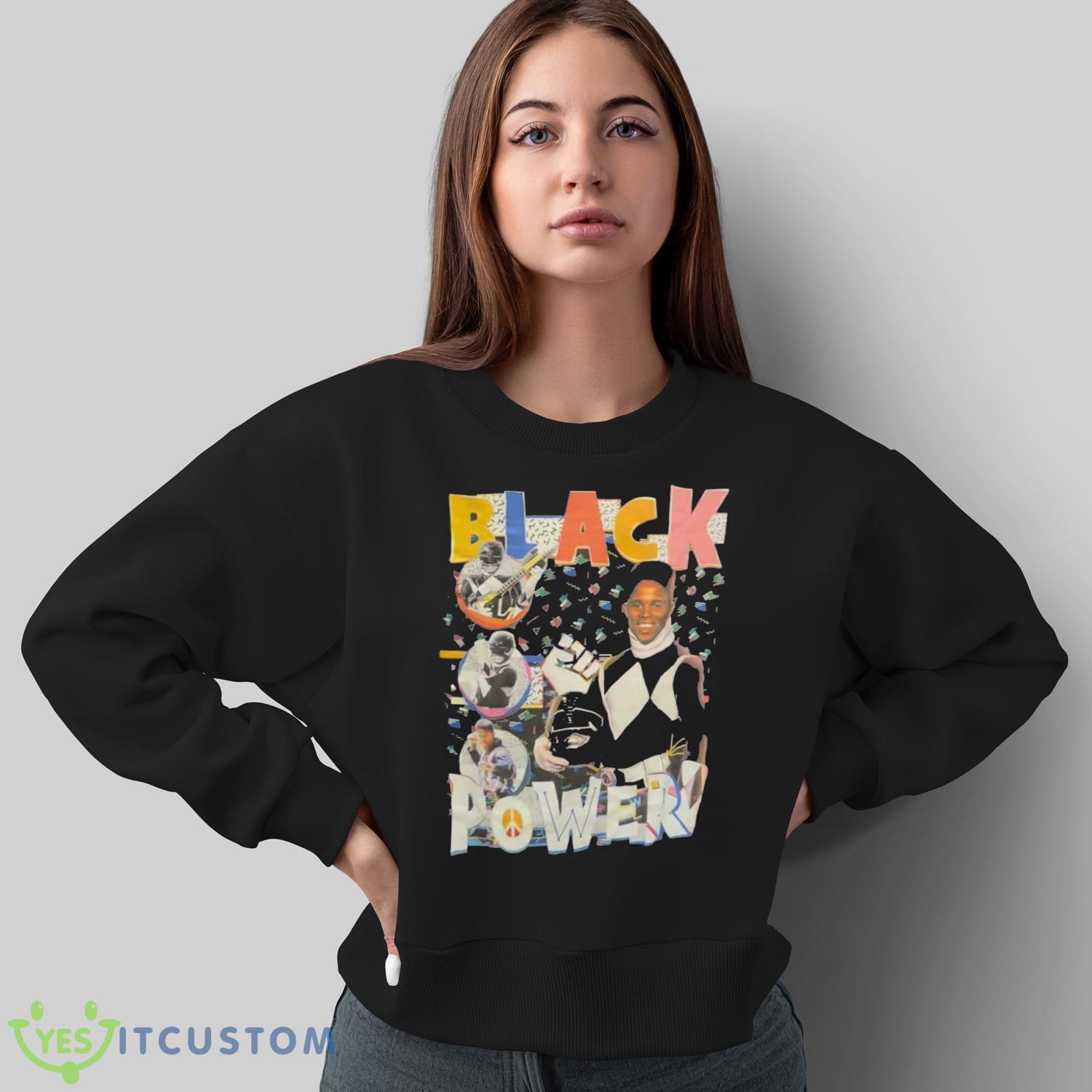 Black Power Mighty Morphin Power Rangers Shirt 8 Black Power Mighty Morphin Power Rangers Shirt Product Photo 8