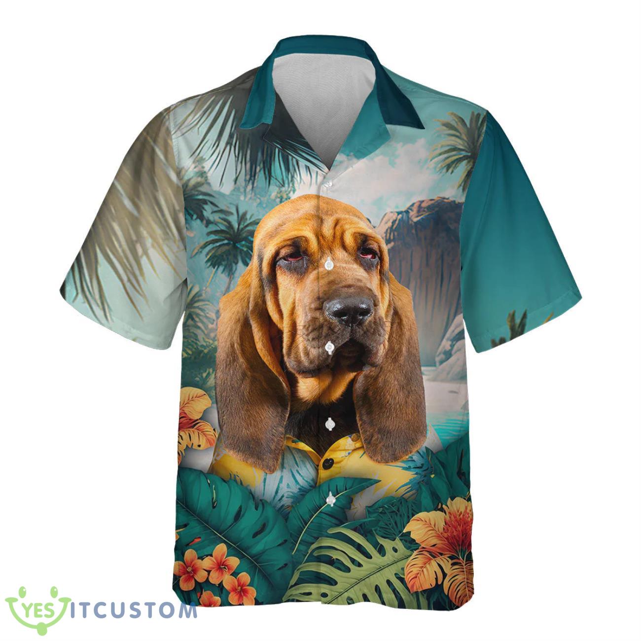 Bloodhound All Print 3D Hawaiian Shirt Best Gift For Dog Lovers 7 Bloodhound All Print 3D Hawaiian Shirt Best Gift For Dog Lovers Product Photo 2