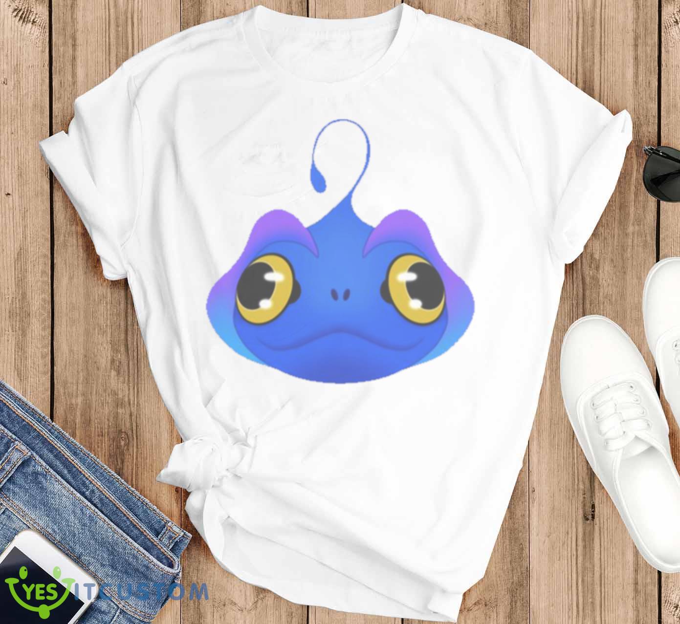 Blue The Sea Beast Face shirt 2 Blue The Sea Beast Face shirt - T-SHIRT FLAT