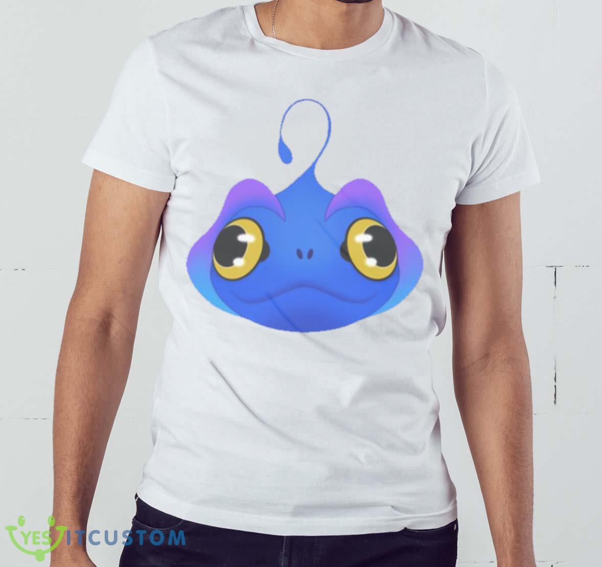 Blue The Sea Beast Face shirt 11 Blue The Sea Beast Face shirt - White Men T-Shirt