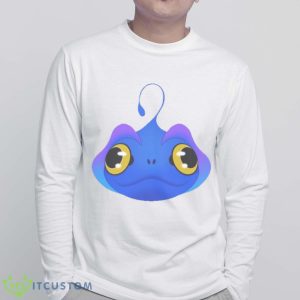 Blue The Sea Beast Face shirt 9 Blue The Sea Beast Face shirt - White Sweatshirt