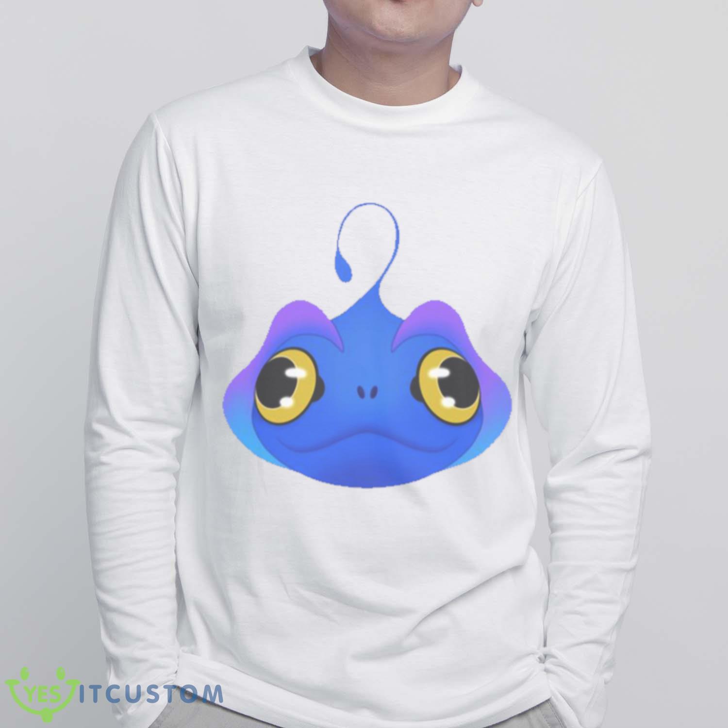 Blue The Sea Beast Face shirt 5 Blue The Sea Beast Face shirt - White Sweatshirt