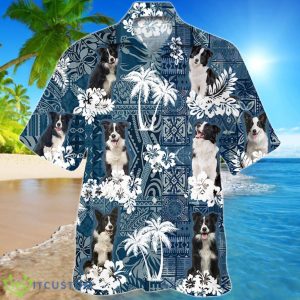 border collie Hawaiian Tropical Plants Pattern Hawaiian Shirt For Men And Women Product Photo 1