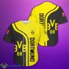 Borussia Dortmund Logo Bundesliga Baseball Jersey Shirt Gift For Men And Women - Borussia Dortmund Logo Bundesliga Baseball Jersey Shirt Gift For Men And Women