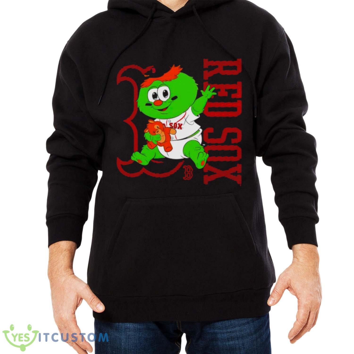Boston Red Sox Infant Mascot shirt 4 Boston Red Sox Infant Mascot shirt - Men Black Hoodie
