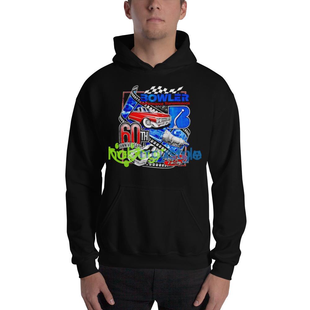 Bowler performance transmissions 60th anniversary shirt 2 Bowler performance transmissions 60th anniversary shirt - 18500 Unisex Heavy Blend Hooded Sweatshirt