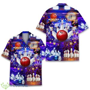 Bowling 3D Hawaiian Shirt Summer Beach For Men And Women Gift - Bowling Hawaiian Shirts for Men, Funny Bowling Shirt for Men Button Down, Gift For Bowling Lover Bowling Player, Bowling Party Shirt For Men_2
