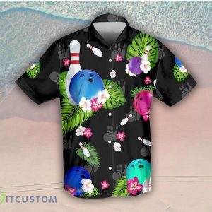 Bowling Tropical 3D Hawaiian Shirt Aloha Beach Gift For Men And Women - Bowling Tropical Hawaiian Shirt, Unisex Bowling Hawaiian Shirt Bowling Lover Gifts Tropical Hawaiian Shirt, Aloha Hawaiian Shirt_4