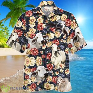 Brahman Cattle Green Plaid Pattern Hawaiian Shirt For Men And Women Product Photo 1