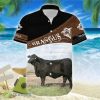 Brangus Cattle 3D Hawaiian Shirt Aloha Beach Gift For Men And Women - Brangus Cattle Hawaiian Shirt, Black Angus Cow Cattle Hawaiian Shirt, Angus Cow Shirt, Cow Hawaiian Shirt, Cattle Tropical Shirt_2