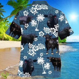 BRANGUS Cattle Blue Tribal Hawaiian Shirt For Men And Women Product Photo 2