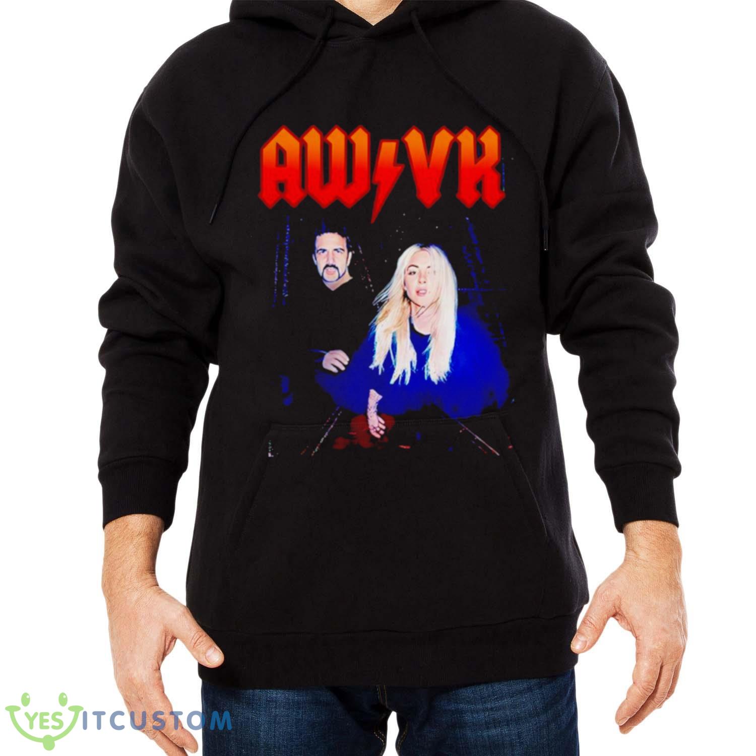 Brian Szasz wearing Aw Vk shirt 4 Brian Szasz wearing Aw Vk shirt - Men Black Hoodie