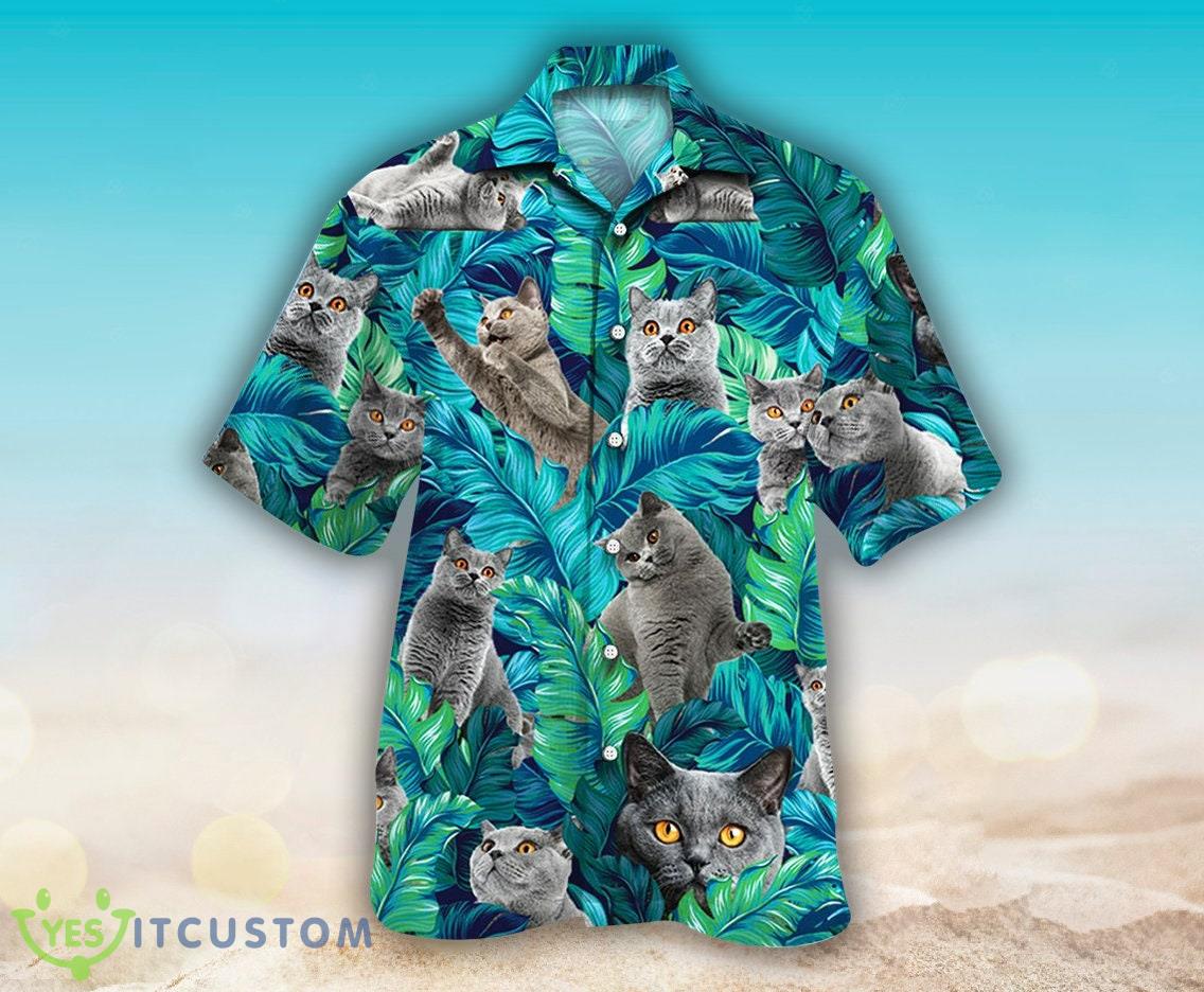 British Shorthair Cat Lovers Gift Hawaii Shirt Aloha Beach Gift For Men And Women 2 British Shorthair Cat Lovers Gift Hawaii Shirt Aloha Beach Gift For Men And Women - British Shorthair Cat Lovers Gift Hawaii Shirt, Vintage Cat Hawaii Shirt, Funny Cat Shirt, British Shorthair Beach Shirt, Cat Button Shirt_2