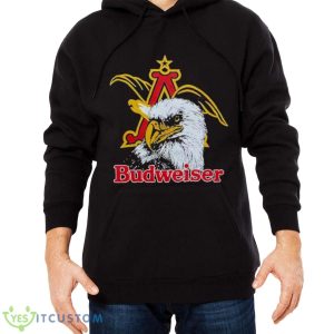 Budweiser Homage Eagle Shirt 9 Budweiser Homage Eagle Shirt - Men Black Hoodie
