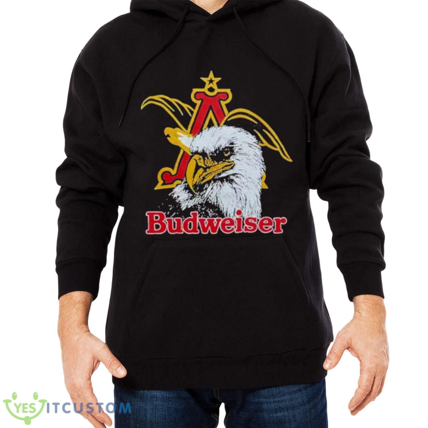 Budweiser Homage Eagle Shirt 4 Budweiser Homage Eagle Shirt - Men Black Hoodie
