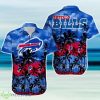 Buffalo Bills NFL Palm Trees Summer Hawaiian Shirt Product Photo 1