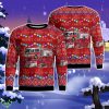 Buffalo Grove, Illinois, Buffalo Grove Fire Department Station 26 AOP Ugly Sweater Gift For Christmas Product Photo 1