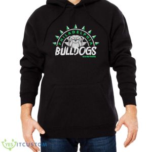 Bulldogs Collar Arch Shirt - Men Black Hoodie
