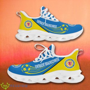 Bundesliga Clunky Sneakers Eintracht Braunschweig Big Logo Max Soul Shoes For Fans - Eintracht Braunschweig Max Soul Shoes_4