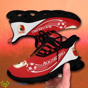 Bundesliga Clunky Sneakers FC Augsburg Big Logo Max Soul Shoes For Fans - FC Augsburg Max Soul Shoes_8