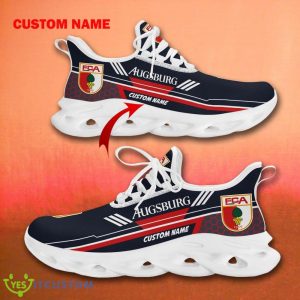 Bundesliga FC Augsburg Fans Custom Name Max Soul Shoes For Men And Women - FC Augsburg VIT Max Soul Shoes_4