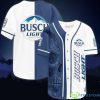 Busch Light Lover Skull Baseball Jersey Shirt For Men And Women Product Photo 1