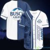 Busch Light Lover Skull Baseball Jersey Shirt For Men And Women Product Photo 1
