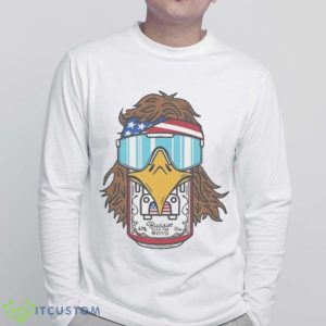 Bussin’ With The Boys Eagle Beer Shirt - White Sweatshirt
