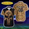 Camouflage Skull New Orleans Saints Custom Name Hawaiian Shirt Besttl Gift For Men And Women Fans Product Photo 1