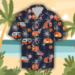 Camper Tropical 3D Hawaiian Shirt Aloha Beach Gift For Men And Women - Camper Tropical Hawaiian Shirt, Camper Aloha Hawaiian Shirt Short Sleeve Hawaiian, Camper Beach Shirt, Camping Summer Hawaiian Shirt_4