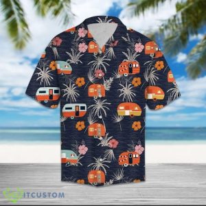 Camper Tropical 3D Hawaiian Shirt Aloha Beach Gift For Men And Women - Camper Tropical Hawaiian Shirt, Camper Aloha Hawaiian Shirt Short Sleeve Hawaiian, Camper Beach Shirt, Camping Summer Hawaiian Shirt_2